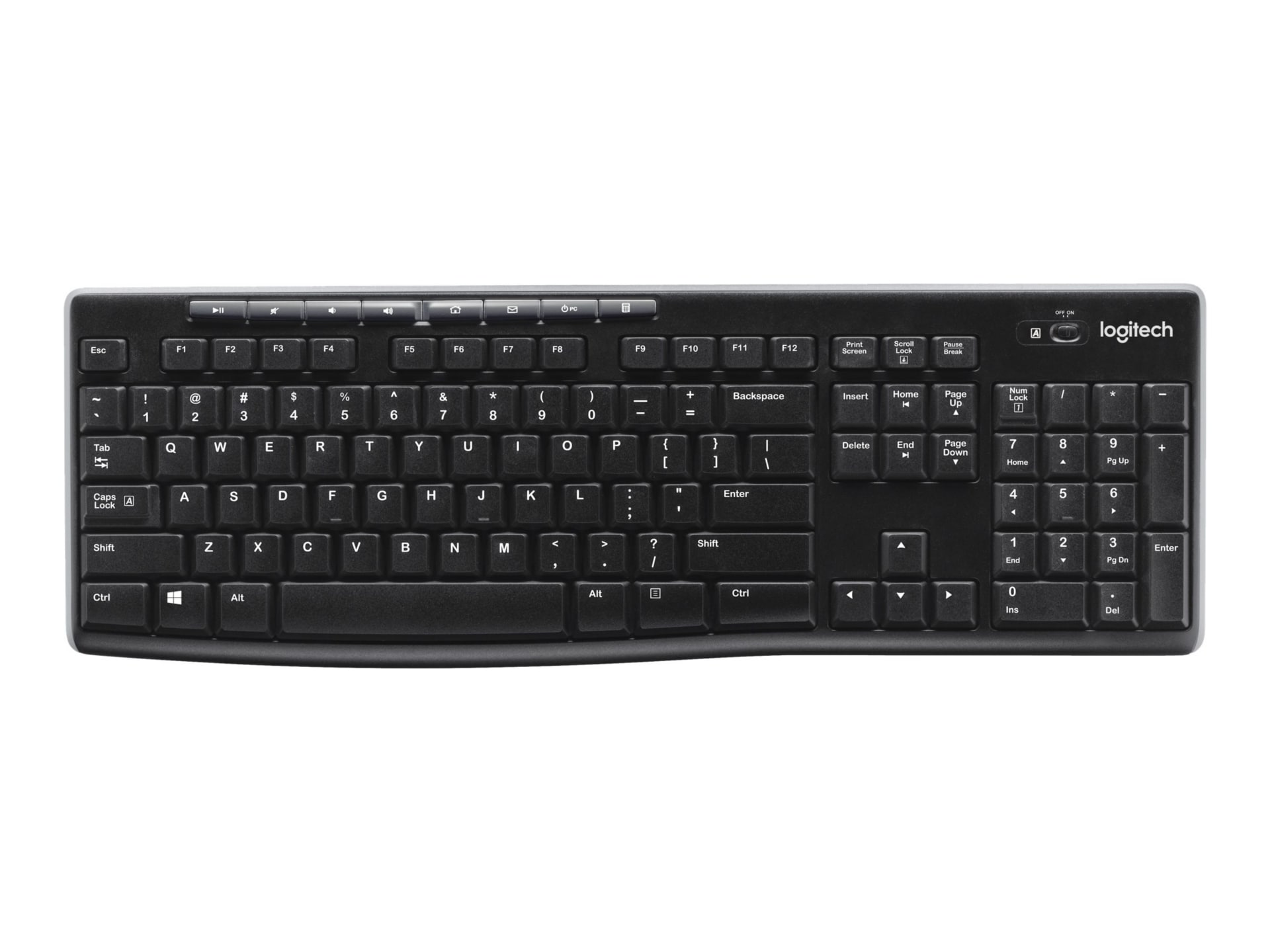 Logitech Wireless Keyboard K270 - keyboard - English Input Device
