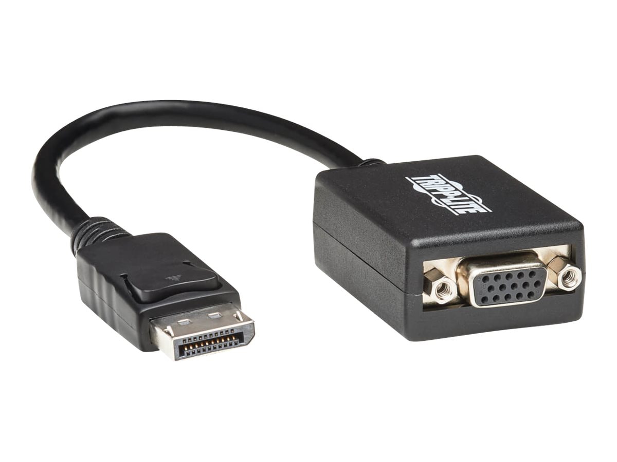 Tripp Lite Adaptateur de câble actif DisplayPort vers VGA, 1920x1200/1080p (M/F), 15 cm (6 pouces) - carte d'écran - 15.2 cm