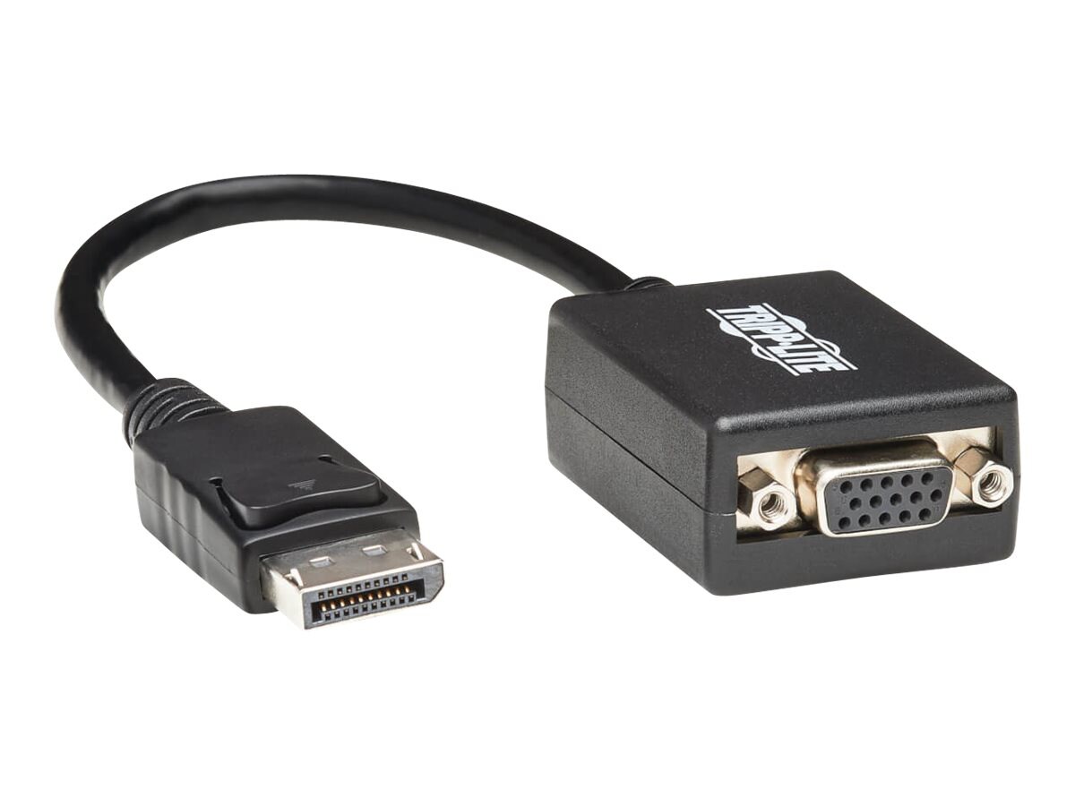 Tripp Lite 6in DisplayPort to VGA Adapter Active Converter DP to VGA M/F 6