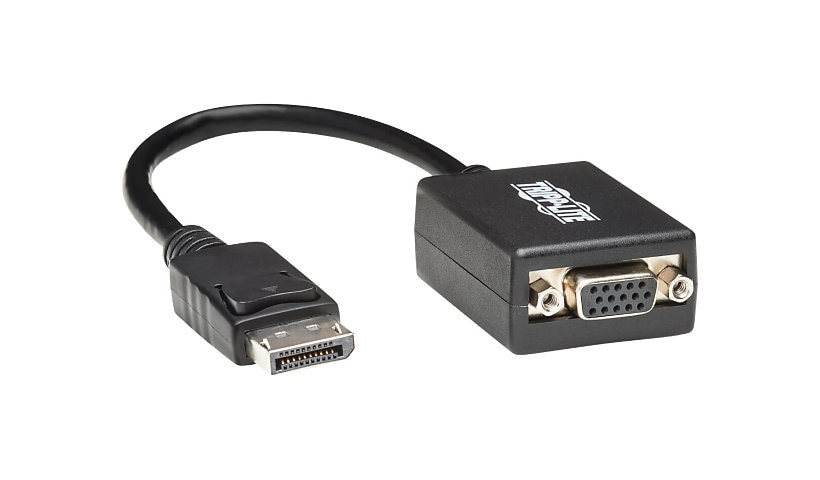 Tripp Lite Adaptateur de câble actif DisplayPort vers VGA, 1920x1200/1080p (M/F), 15 cm (6 pouces) - carte d'écran - 15.2 cm
