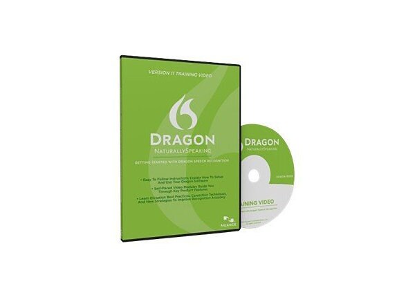 Dragon NaturallySpeaking 11 Training Video: Getting Started with Dragon Speech Recognition - self-training course