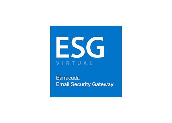 Barracuda Email Security Gateway 300Vx Virtual Appliance - subscription license (5 years) - 1 license