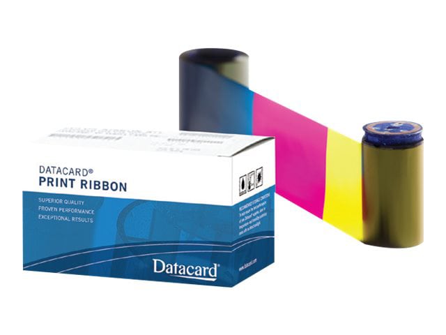 Datacard YMCKT - colorful - print ribbon