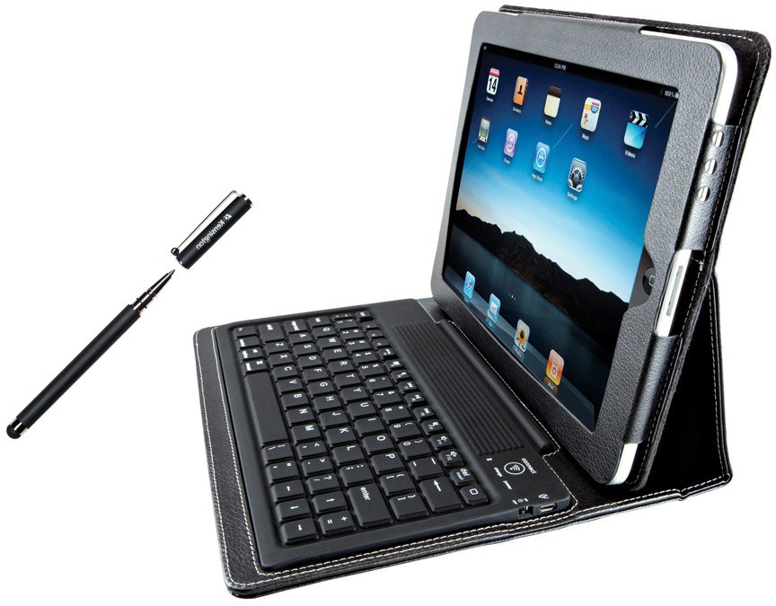 Kensington KeyFolio™ for iPad 2/Virtuoso™ Touch Stylus Pen Bundle
