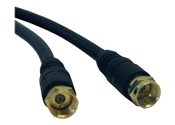 Tripp Lite 25ft Home Theater RG59 Coax Cable with F-Type Connectors 25' - RF cable - 7.6 m