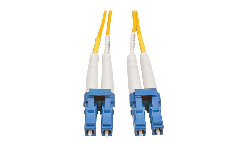 Eaton Tripp Lite Series Duplex Singlemode 9/125 Fiber Patch Cable (LC/LC), 5M (16 ft.) - patch cable - 5 m - yellow