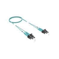 CommScope SYSTIMAX 30' LC/LC OM4 LazrSPEED Fiber Optic Cable - Aqua