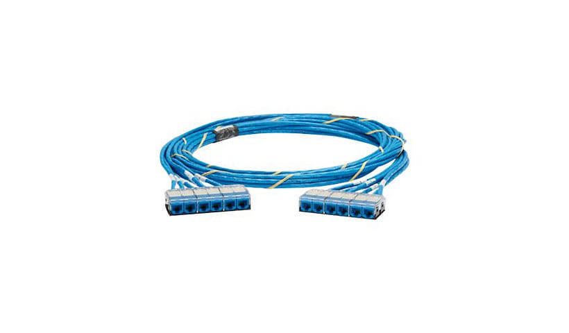 Panduit QuickNet Pre-Terminated Cable Assembly - network cable - 23 ft - bl