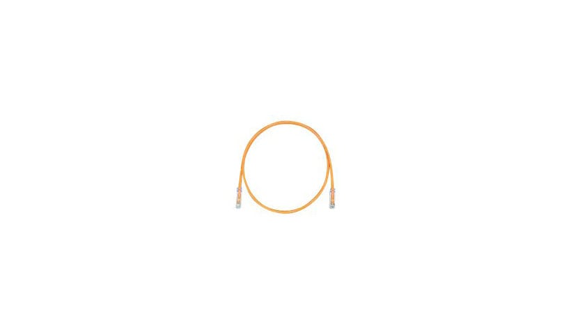 Panduit TX6 PLUS patch cable - 7 ft - orange