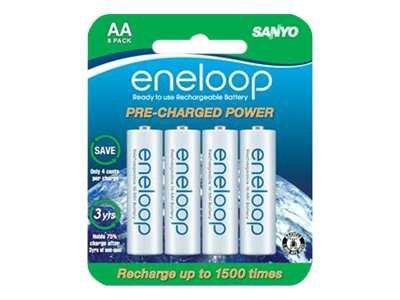 Sanyo eneloop SEC-HR3U8BPN - battery - AA - NiMH x 8