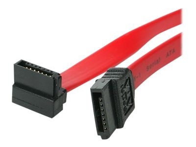 StarTech.com 12in SATA Serial ATA Cable - SATA cable - Serial ATA 150/300 -  SATA (F) to SATA (F) - 1 ft - red - SATA12