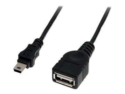 vertrekken contact Riet StarTech.com 1 ft Mini USB 2.0 Cable - USB A to Mini B F/M - USBMUSBFM1 -  USB Cables - CDW.com