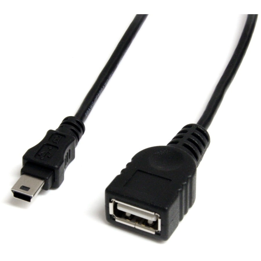 vertrekken contact Riet StarTech.com 1 ft Mini USB 2.0 Cable - USB A to Mini B F/M - USBMUSBFM1 -  USB Cables - CDW.com