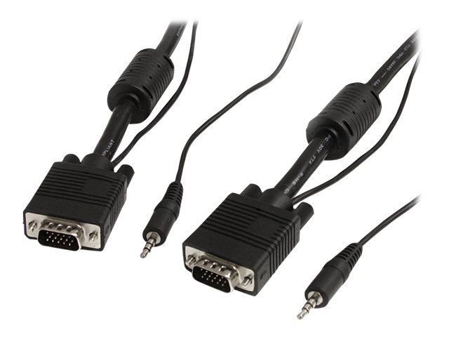 StarTech.com 35 ft Coax High Resolution Monitor VGA Cable with Audio HD15 M/M