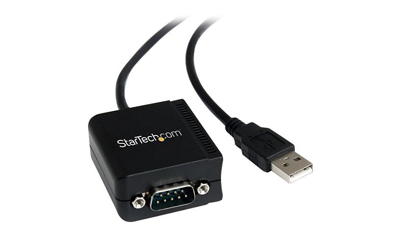 StarTech.com 1 Port FTDI USB to Serial 232 Adapter Cable COM Retention