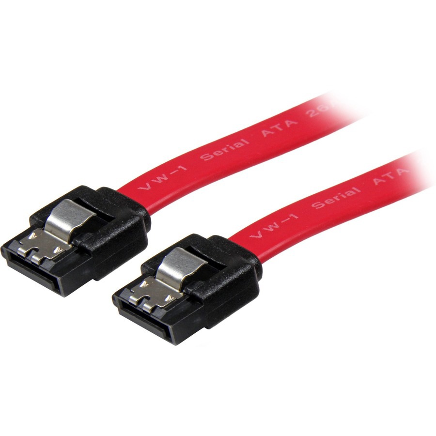 Main image 1 for StarTech.com Latching SATA Cable - SATA cable - Serial ATA 150/300/600 - SATA (R) to SATA (R) - 5.9 in - latched - red