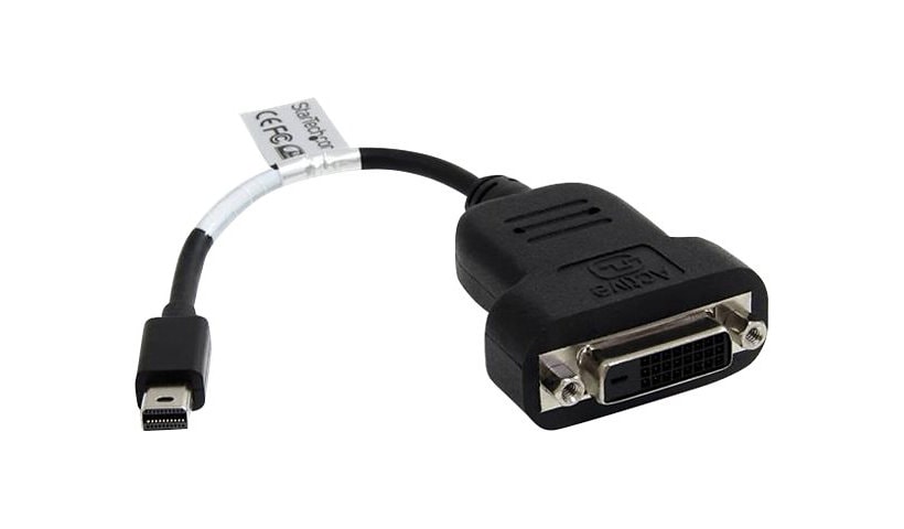 StarTech.com Mini DisplayPort to DVI Adapter, Active Mini DisplayPort to DVI-D Adapter Converter, 1080p Video, mDP to