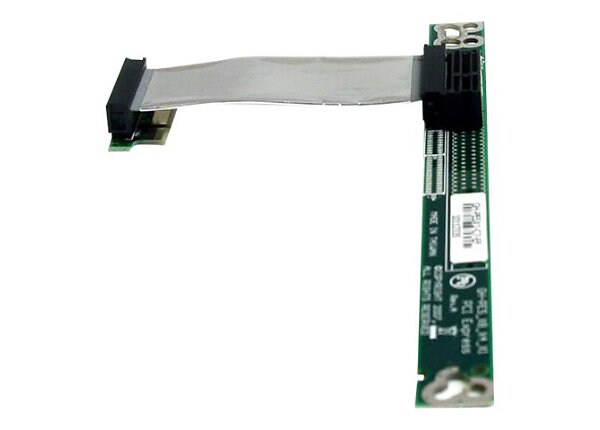 StarTech.com PCI Express Riser Card x1 Left Slot Adapter 1U with Flexible Cable - riser card