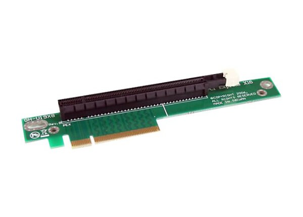 StarTech.com PCI Express Riser Card x8 to x16 Left Slot Adapter for 1U Servers - riser card