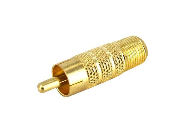 StarTech.com One-Piece RCA to F Type Coaxial Cable - M/F - Gold-plated RCA