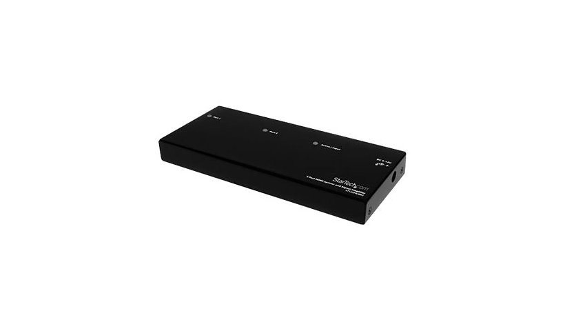 StarTech.com HDMI Splitter 1 In 2 Out - 1080p - 2 Port - Signal Amplifier - Rugged - HDMI Multi Port - HDMI Audio