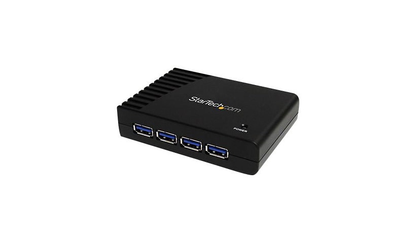 StarTech.com 4 Port USB 3.0 Hub 5Gbps 4x USB-A - Desktop - Bus/Self Powered