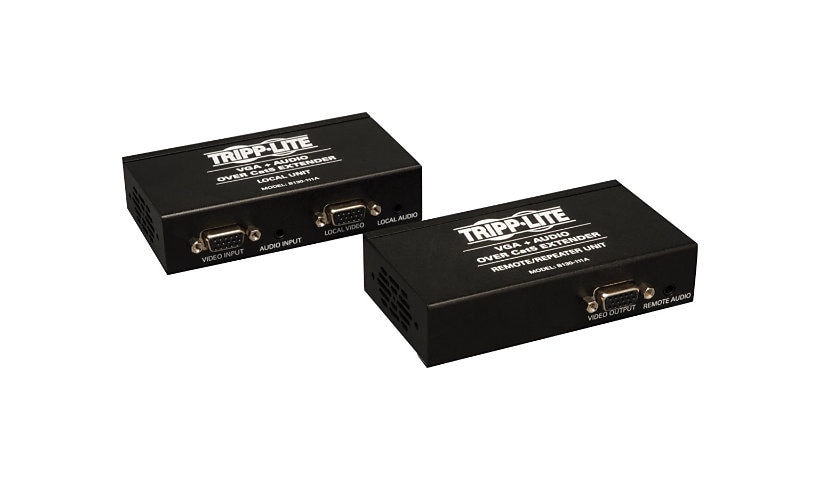 Tripp Lite VGA Audio over Cat5/Cat6 Extender Repeater Transmitter 60Hz TAA