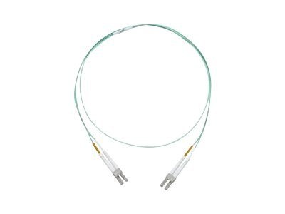 CommScope SYSTIMAX 7' LC/LC OM4 LazrSPEED Fiber Optic Cable - Aqua