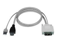 NTI High Density KVM Cable - keyboard / video / mouse (KVM) cable - 10 ft