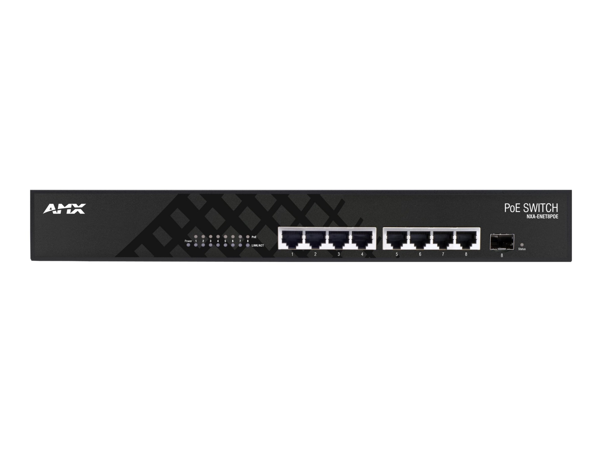 AMX NXA-ENET8PoE - switch - 8 ports - managed