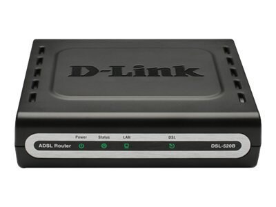 D-Link DSL-520B - router - DSL modem - desktop