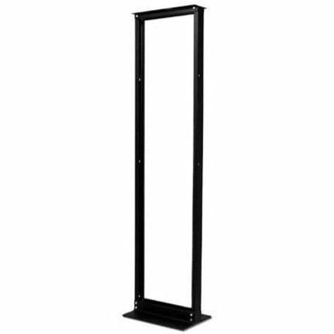 APC NetShelter Open Frame 2 Post Rack 45U Threaded Holes Black