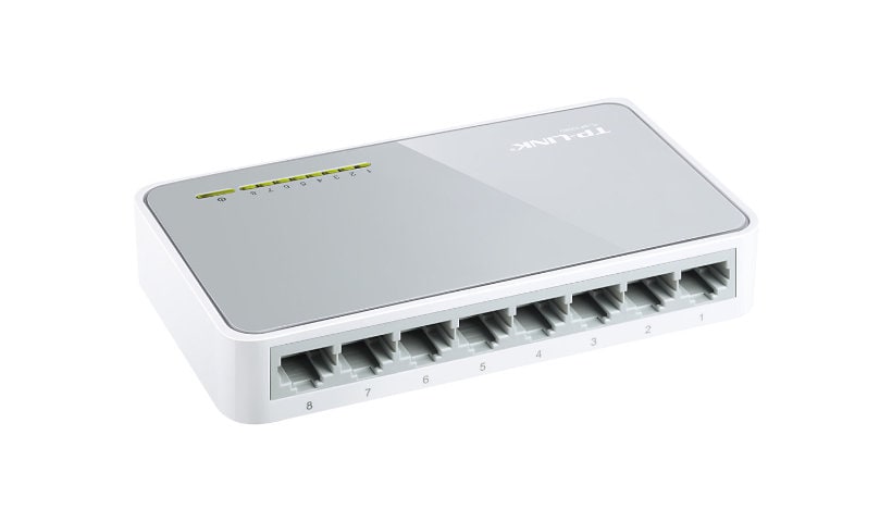 TP-Link TL-SF1008D 8-Port 10/100Mbps Desktop Switch - switch - 8 ports