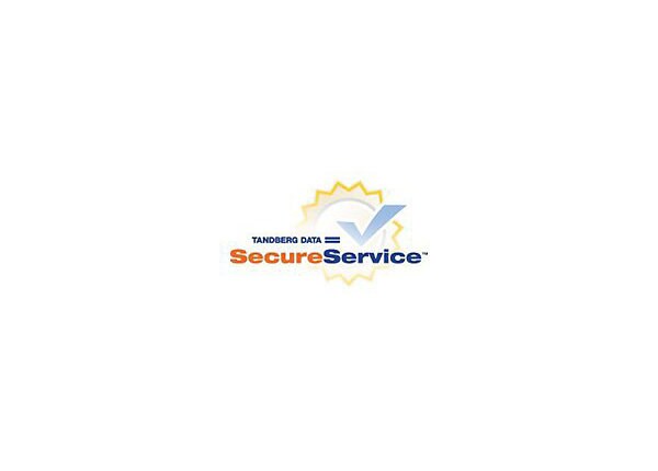 Tandberg Data SecureService Onsite - extended service agreement - 1 year - on-site