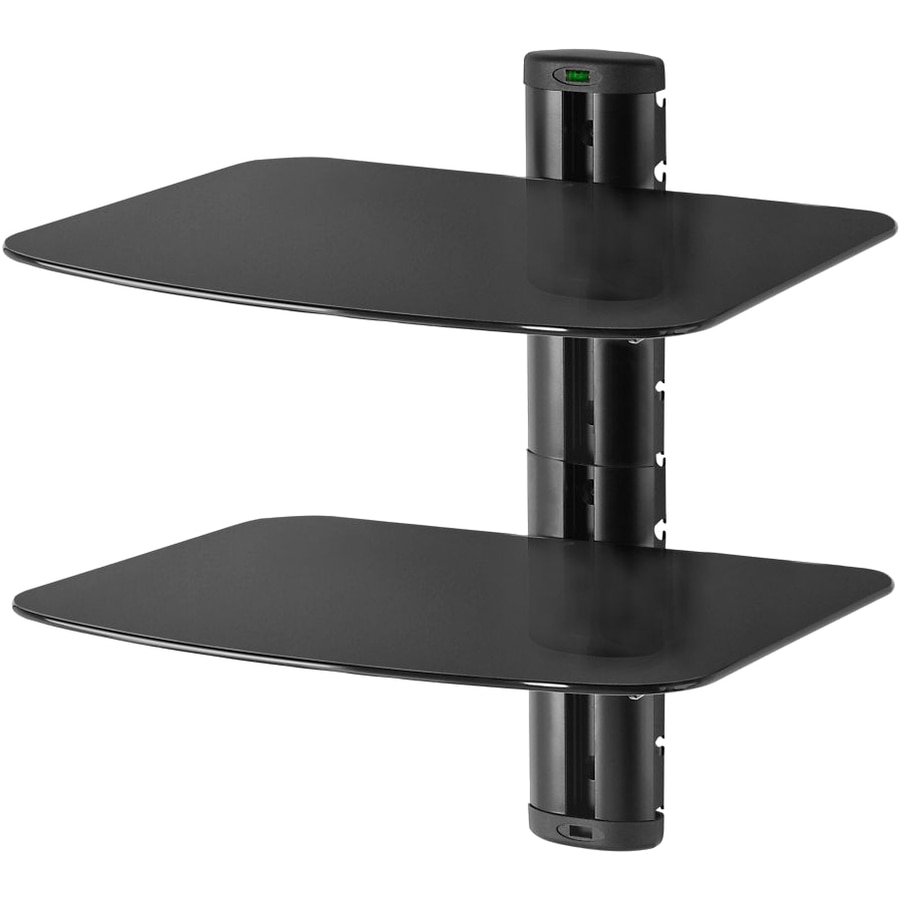 Peerless Dual AV Wall Shelf ESHV30 - mounting kit - for AV System - black