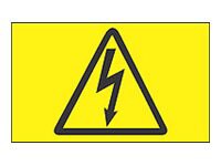 Panduit sign - caution / sensitive electronic devices - caution / sensitive electronic devices / do not ship or store
