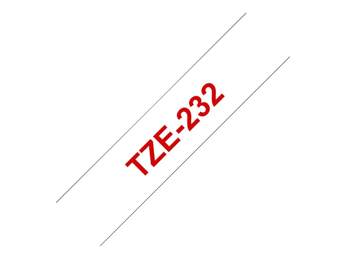 Brother TZe-232 - laminated tape - 1 cassette(s) - Roll (1.2 cm x 8 m)