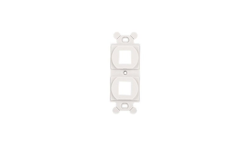 Panduit NetKey 106 Duplex Module Frame - wall mount frame kit