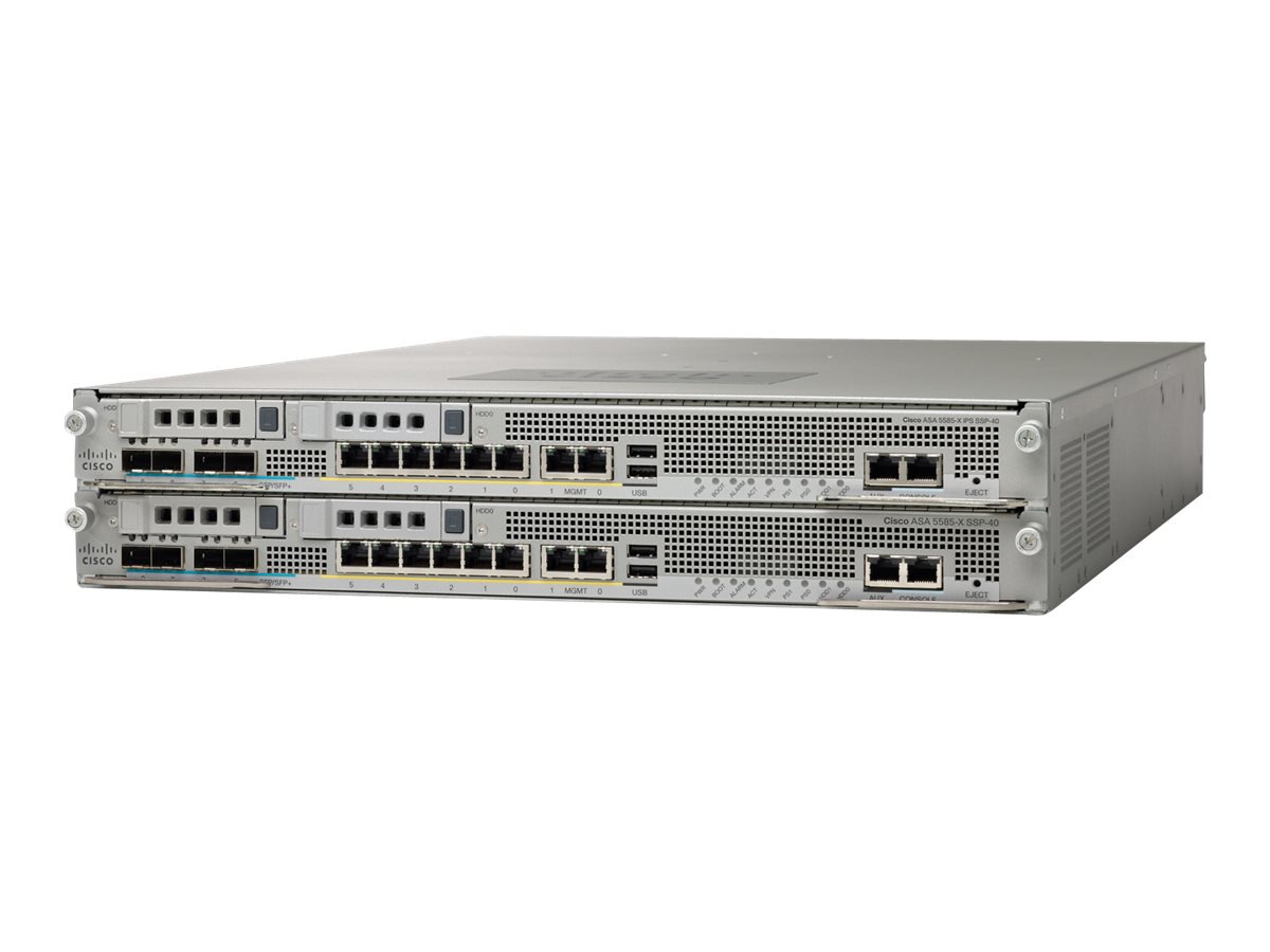 Cisco ASA 5585-X IPS Edition SSP-20 and IPS SSP-20 bundle - security applia