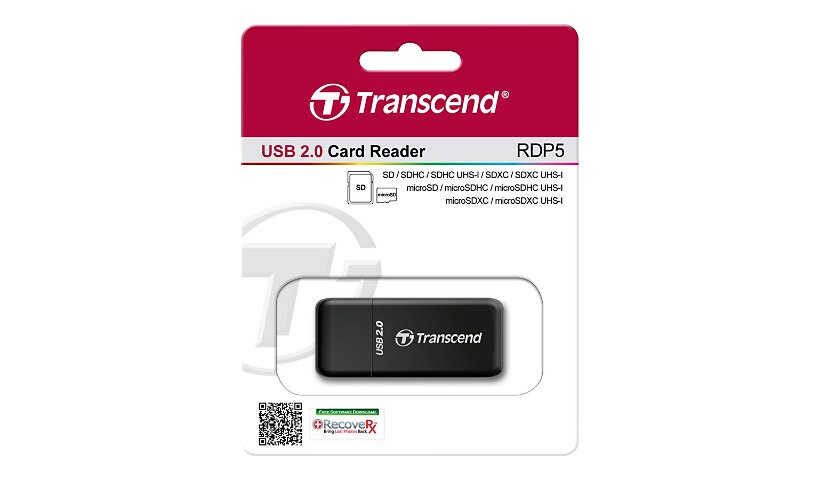 Transcend RDP5 - lecteur de carte - USB 2.0