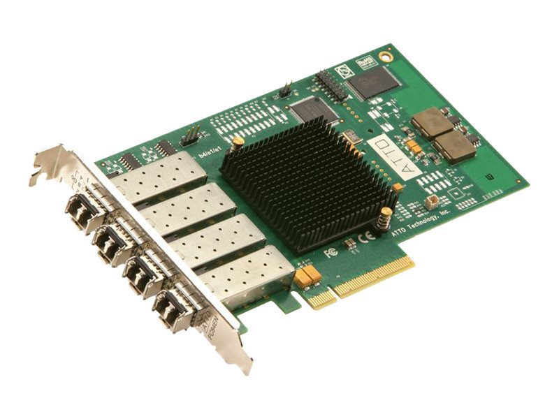 ATTO Celerity FC-84EN - host bus adapter - PCIe x8 - 8Gb Fibre Channel x 4