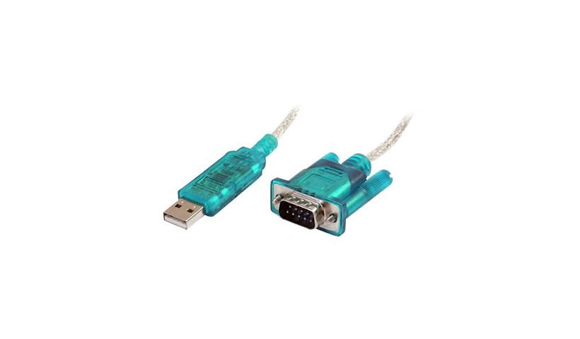 StarTech.com USB to Serial Adapter - Prolific PL-2303 - 3 ft / 1m - DB9 (9-pin) - USB to RS232 Adapter Cable - USB
