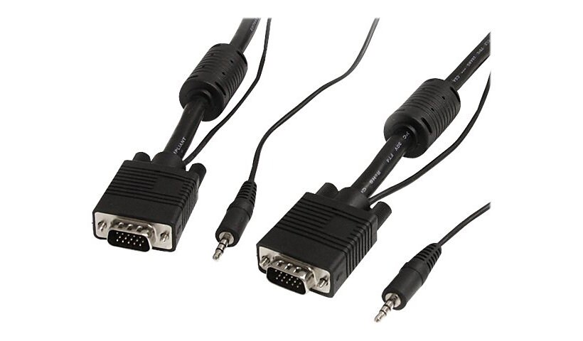 StarTech.com 30 ft Coax High Resolution Monitor VGA Cable with Audio