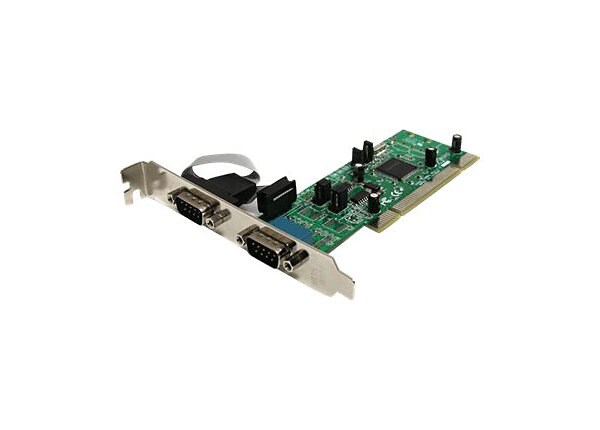 StarTech.com 2 Port PCI RS422/485 Serial Adapter Card with 161050 UART - serial adapter
