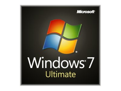 Microsoft Windows 7 Ultimate w/SP1 - license and media