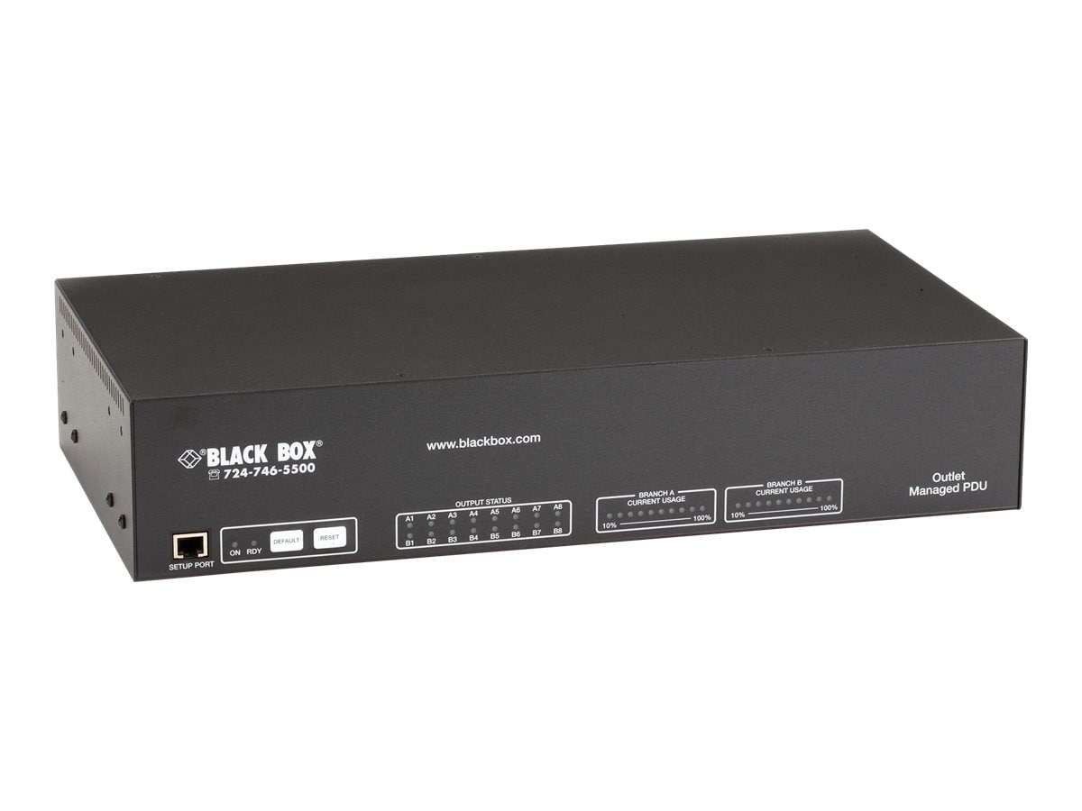 Black Box Outlet-Managed PDU - power distribution unit