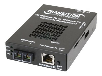 Transition Stand-Alone 10/100 Bridging - fiber media converter - 10Mb LAN, 100Mb LAN