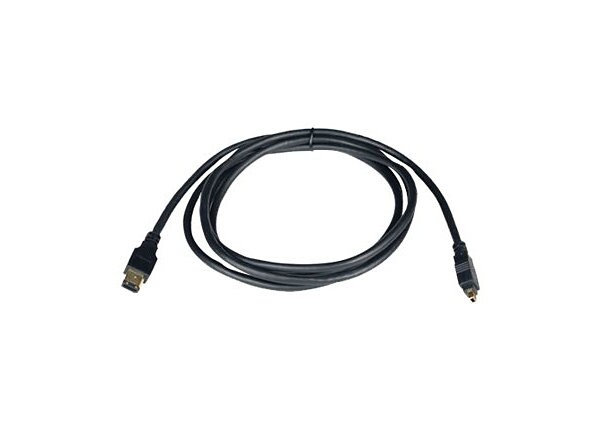 Tripp Lite 3ft FireWire IEEE Cable with Gold Plated Connectors 6pin/4pin M/M 3' - IEEE 1394 cable - 91 cm