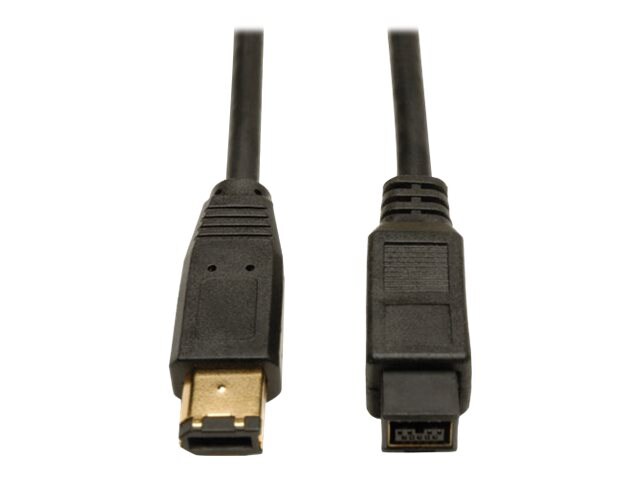 Tripp Lite 10ft IEEE 1394b FireWire 800 Gold Hi-speed Cable 9pin/6pin 10'