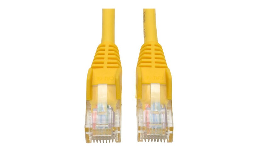 Eaton Tripp Lite Series Cat5e 350 MHz Snagless Molded (UTP) Ethernet Cable (RJ45 M/M), PoE - Yellow, 7 ft. (2.13 m) -